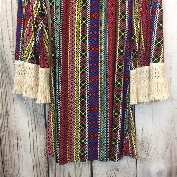 2 B Together BOHO Off Shoulder Dress S - Picture 3 of 8